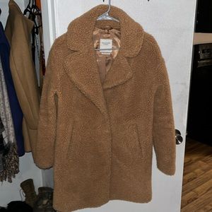 Abercrombie & Fitch The Teddy Coat Size Small